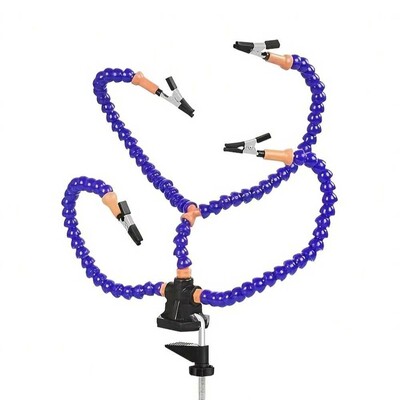 Spájkovacia stanica Help Hands, plastové flexibilné rameno z tretej ruky, používané na opravy elektroniky, zváranie, šperky a remeslá.