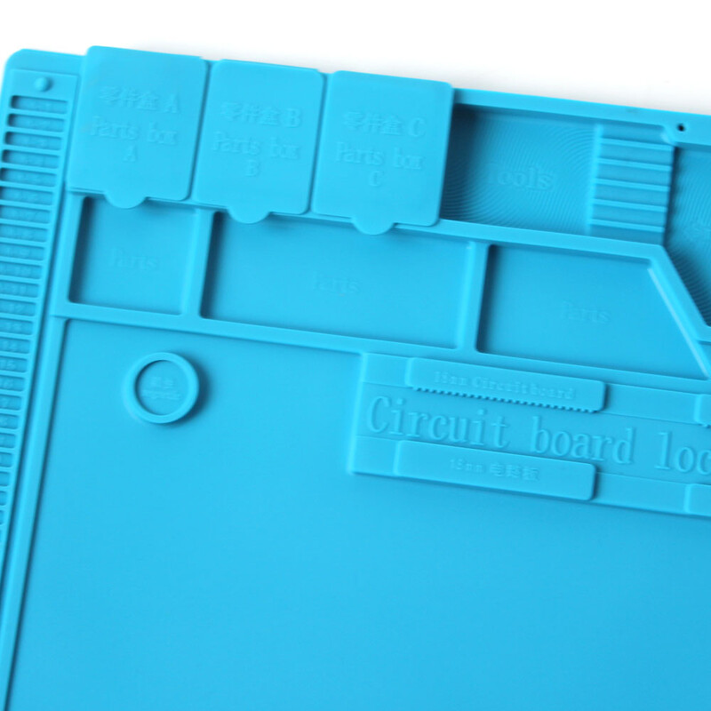 ESD šilumos izoliacijos darbo kilimėlis, karščiui atsparus BGA litavimo stotelės remontas, izoliacijos trinkelės izoliatoriaus trinkelės priežiūros platforma