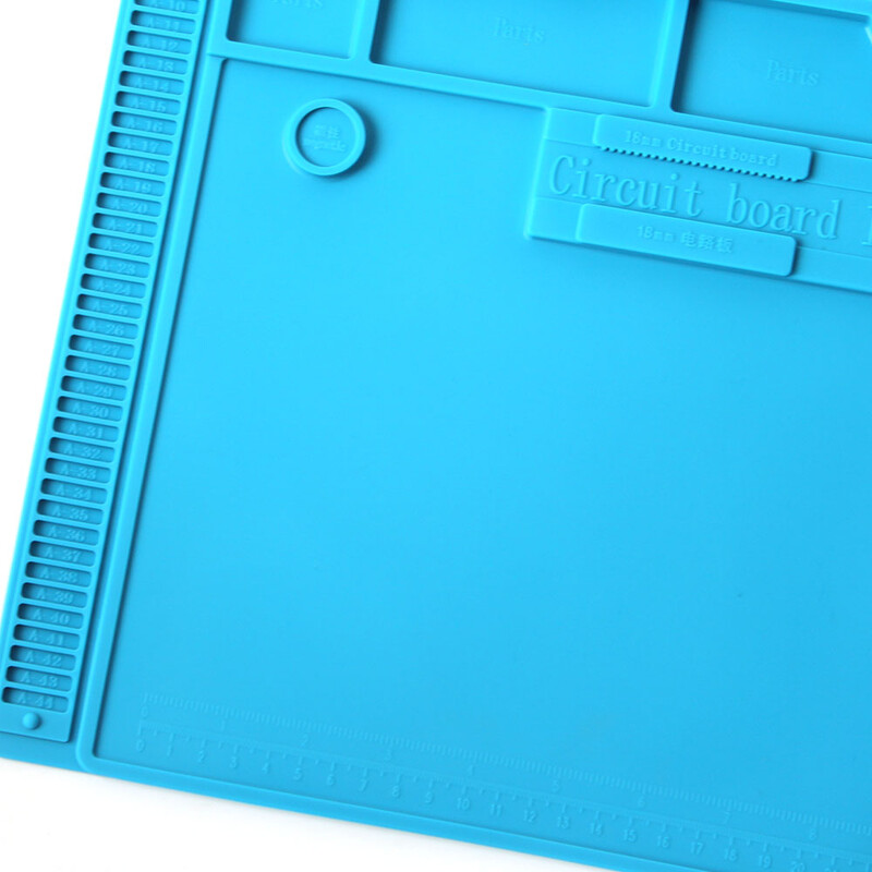 ESD šilumos izoliacijos darbo kilimėlis, karščiui atsparus BGA litavimo stotelės remontas, izoliacijos trinkelės izoliatoriaus trinkelės priežiūros platforma