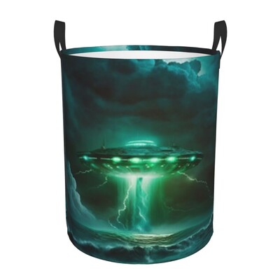 Összecsukható szennyeskosár Képregény tér bolygókkal Űrhajókkal Piszkos ruhák Játékok Tároló Vödör Ruhásszekrény Ruharendező akadály