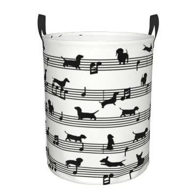 Coș de rufe personalizat cu teckel, coș mare de depozitare pentru haine, bursuc, cârnați, câini, jucării, coș organizator pentru copii