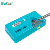 Teplomer s hrotom spájkovačky Bakon BK191, vhodný pre bezolovnaté spájkovanie, digitálny LCD displej, meranie teploty 0-600 stupňov