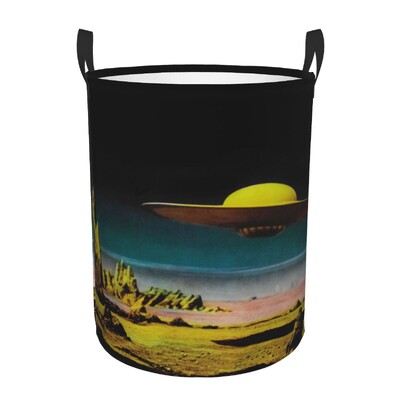 Prilagođena slatka košara za rublje s uzorkom planeta, sklopiva svemirska galaksija, kočnica za odjeću, igračka, posuda za pohranu za dječju sobu