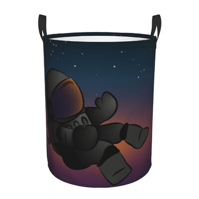 Prilagođena slatka košara za rublje s uzorkom planeta, sklopiva svemirska galaksija, kočnica za odjeću, igračka, posuda za pohranu za dječju sobu