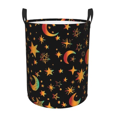 Prilagođena slatka košara za rublje s uzorkom planeta, sklopiva svemirska galaksija, kočnica za odjeću, igračka, posuda za pohranu za dječju sobu