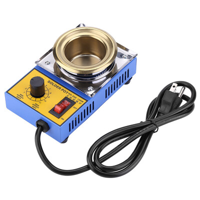 150W Solder Pot Soldering Bath Plate Titanium 50mm 200-450℃ Solder Bath Solder Pot Solder Pot Soldering