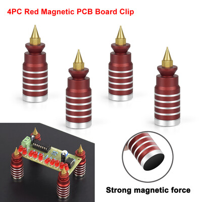 NEWACALOX 4 PCB plokštės laikiklis su stipriu magnetiniu pagrindu, skirtas litavimo taisymui, modeliavimui, pasidaryk pats, papuošalams ir pomėgiams
