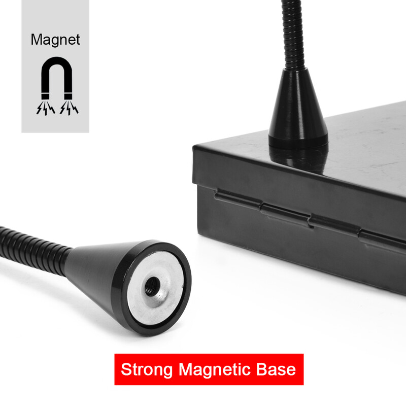NEWACALOX Magnetická základňa Upevňovacia spona na dosku plošných spojov Spájkovacia stanica Zváračský asistent Flexibilné rameno Spájkovací nástroj tretej ruky