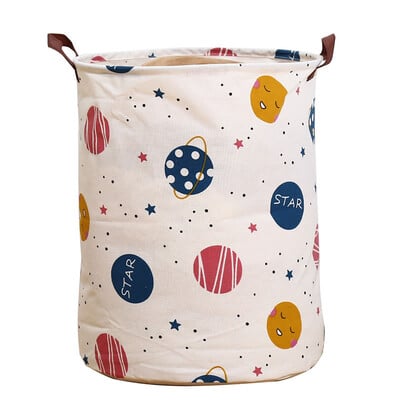 Velika košara za prljavo rublje Sklopiva kanta za pohranu odjeće s crtanim uzorkom Dječja torba za organizatore igračaka s vodootpornim slojem