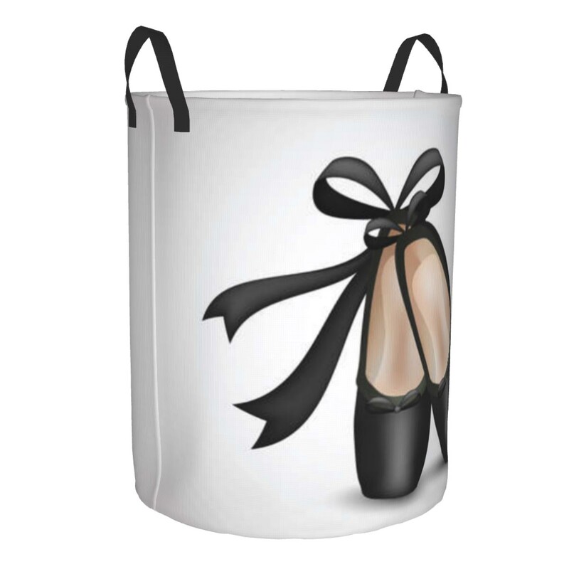 Vízálló tárolótáska fekete baletthegyek cipők háztartási piszkos szennyes kosár összecsukható tároló vödör Ruharendező