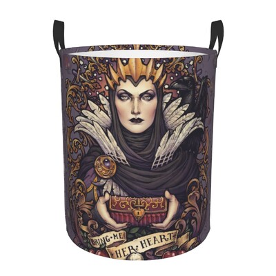 Egyedi Soha ne bízz az élőben Mosoda akadályozza a ruhákat Tárolókosár Goth Okkult Halloween Boszorkány Idézet Játéktároló Szervező