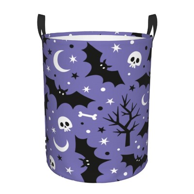 Egyedi Soha ne bízz az élőben Mosoda akadályozza a ruhákat Tárolókosár Goth Okkult Halloween Boszorkány Idézet Játéktároló Szervező