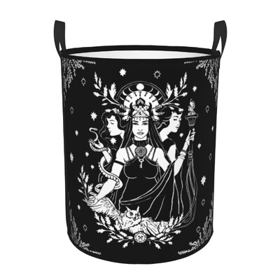 Egyedi Soha ne bízz az élőben Mosoda akadályozza a ruhákat Tárolókosár Goth Okkult Halloween Boszorkány Idézet Játéktároló Szervező