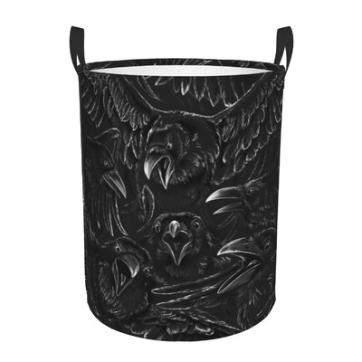 Egyedi Soha ne bízz az élőben Mosoda akadályozza a ruhákat Tárolókosár Goth Okkult Halloween Boszorkány Idézet Játéktároló Szervező