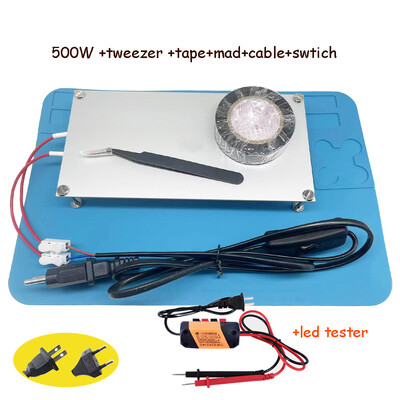 Išlitavimo BGA LED lempos karoliukų išlitavimo stotis BGA PCB remonto plokštės šilumos stotis LCD juostelių mikroschemų taisymo termostato plokštė