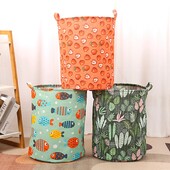 Rajzfilm szennyes kosár nagy űrtartalmú piszkos ruhák akadályozható összecsukható gyermekjátékok szemetestartó vödör Vízálló egyéb termékek Szervező