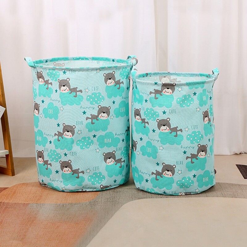 Rajzfilm szennyes kosár nagy űrtartalmú piszkos ruhák akadályozható összecsukható gyermekjátékok szemetestartó vödör Vízálló egyéb termékek Szervező