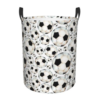 Coș de rufe murdare Minge de fotbal care sparge peretele pliabil pentru depozitare găleată de îmbrăcăminte Coș de jucării Organizator impermeabil pentru acasă