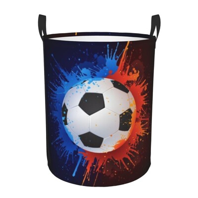 Coș de rufe murdare Minge de fotbal care sparge peretele pliabil pentru depozitare găleată de îmbrăcăminte Coș de jucării Organizator impermeabil pentru acasă