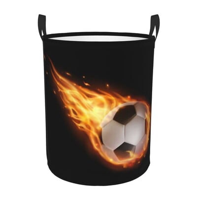 Coș de rufe murdare Minge de fotbal care sparge peretele pliabil pentru depozitare găleată de îmbrăcăminte Coș de jucării Organizator impermeabil pentru acasă