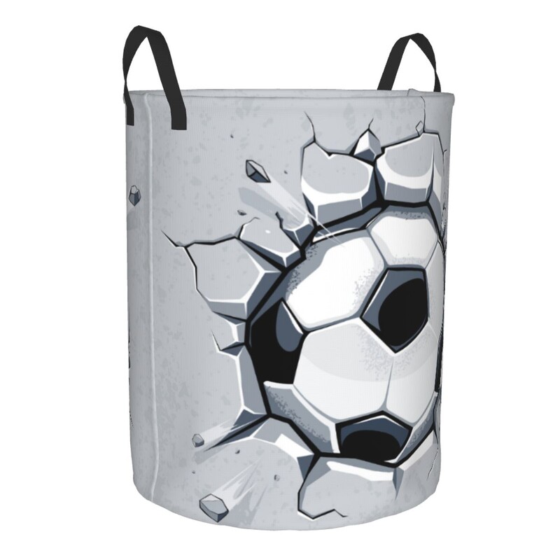 Coș de rufe murdare Minge de fotbal care sparge peretele pliabil pentru depozitare găleată de îmbrăcăminte Coș de jucării Organizator impermeabil pentru acasă