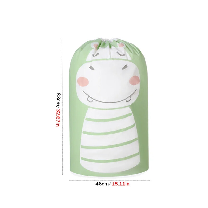 Rajzfilm szennyestáska Háztartási paplan Ruhák Tárolótáska Húzózsinór Ruhák Takaró Babajátékok Kosár Utazási Paplan tárolótáskák