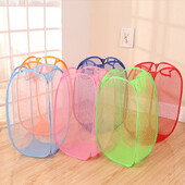 Sklopiva košara za rublje velikog kapaciteta Košara za prljavu odjeću Platnena mrežasta torba za pohranu Košare za pohranu Kupaonski pribor za kućanstvo