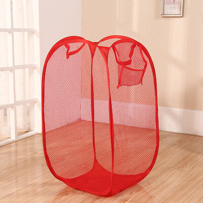 Sklopiva košara za rublje velikog kapaciteta Košara za prljavu odjeću Platnena mrežasta torba za pohranu Košare za pohranu Kupaonski pribor za kućanstvo