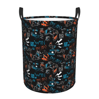 Vodootporna torba za pohranu Uzorak za igranje video igara Kućanska košara za prljavo rublje Sklopiva kanta za pohranu Organizator za odjeću