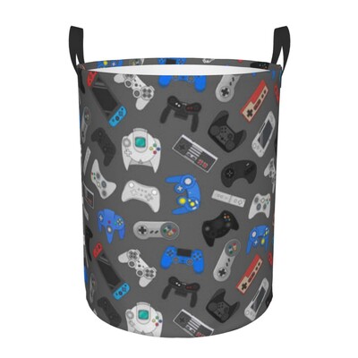 Vodootporna torba za pohranu Uzorak za igranje video igara Kućanska košara za prljavo rublje Sklopiva kanta za pohranu Organizator za odjeću