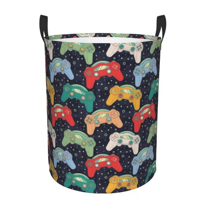 Vodootporna torba za pohranu Uzorak za igranje video igara Kućanska košara za prljavo rublje Sklopiva kanta za pohranu Organizator za odjeću