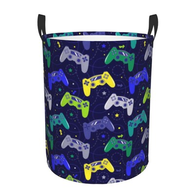 Vodootporna torba za pohranu Uzorak za igranje video igara Kućanska košara za prljavo rublje Sklopiva kanta za pohranu Organizator za odjeću