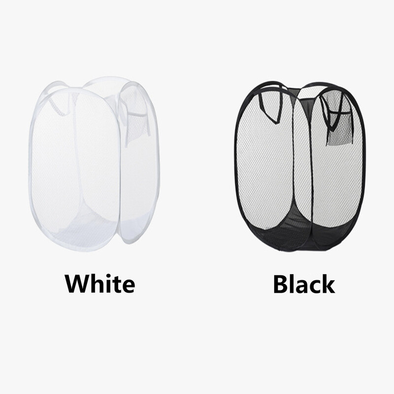 2 buc. Organizatoare pliante de coș de rufe Coșuri de rufe de uz casnic Coșuri de rufe multifuncționale din nailon pentru depozitare pentru rufe