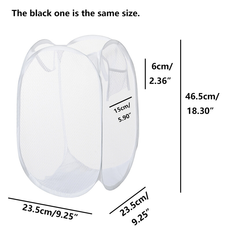 2 buc. Organizatoare pliante de coș de rufe Coșuri de rufe de uz casnic Coșuri de rufe multifuncționale din nailon pentru depozitare pentru rufe
