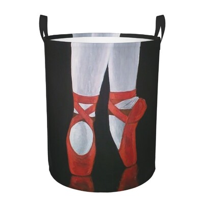 Plešuća silueta Balerina Korpa za rublje Velika košara za pohranu Baletna plesačica Organizator igračaka za dječju sobu