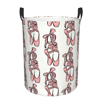 Plešuća silueta Balerina Korpa za rublje Velika košara za pohranu Baletna plesačica Organizator igračaka za dječju sobu