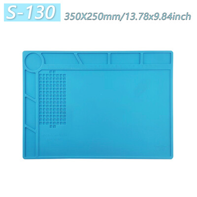 Magnetinis kilimėlis silikoninis darbo kilimėlis litavimo stotelės kilimėlis, atsparus karščiui 932°F antistatinis elektroninio telefono nešiojamojo kompiuterio laikrodžio remontui