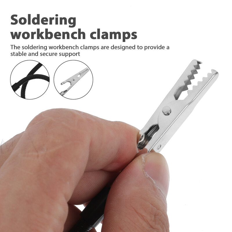 3 vnt. suvirinimo tvirtinimo įtaisas, darbo stalo taisymo spaustukai, stalo litavimo aligatoriaus spaustukai, trečiųjų rankų įrankio suvirintojo rankos komplektas