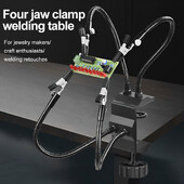 Litavimo stoties laikiklis, stalinis gnybtas PCB aligatoriaus gnybtas, daugialypis litavimo pagalbinis įrankis, skirtas suvirinimo taisymui