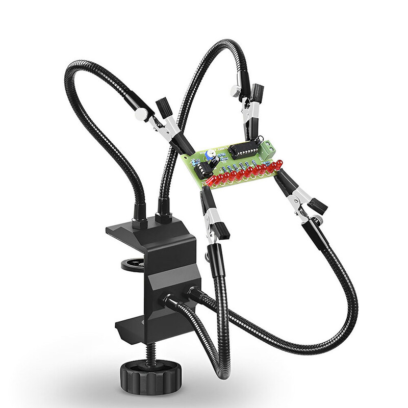 Litavimo stoties laikiklis, stalinis gnybtas PCB aligatoriaus gnybtas, daugialypis litavimo pagalbinis įrankis, skirtas suvirinimo taisymui