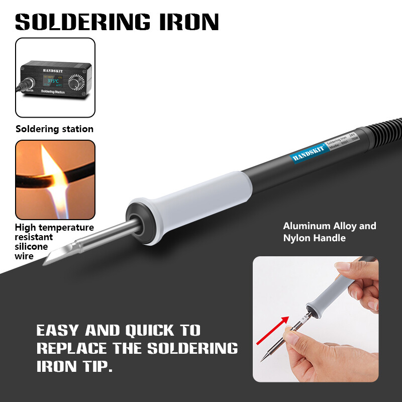 T12 jootejaam LCD digitaalne temperatuuri reguleerimine jootekolb, kaasaskantav koduelektroonika parandustööriist, toide puudub