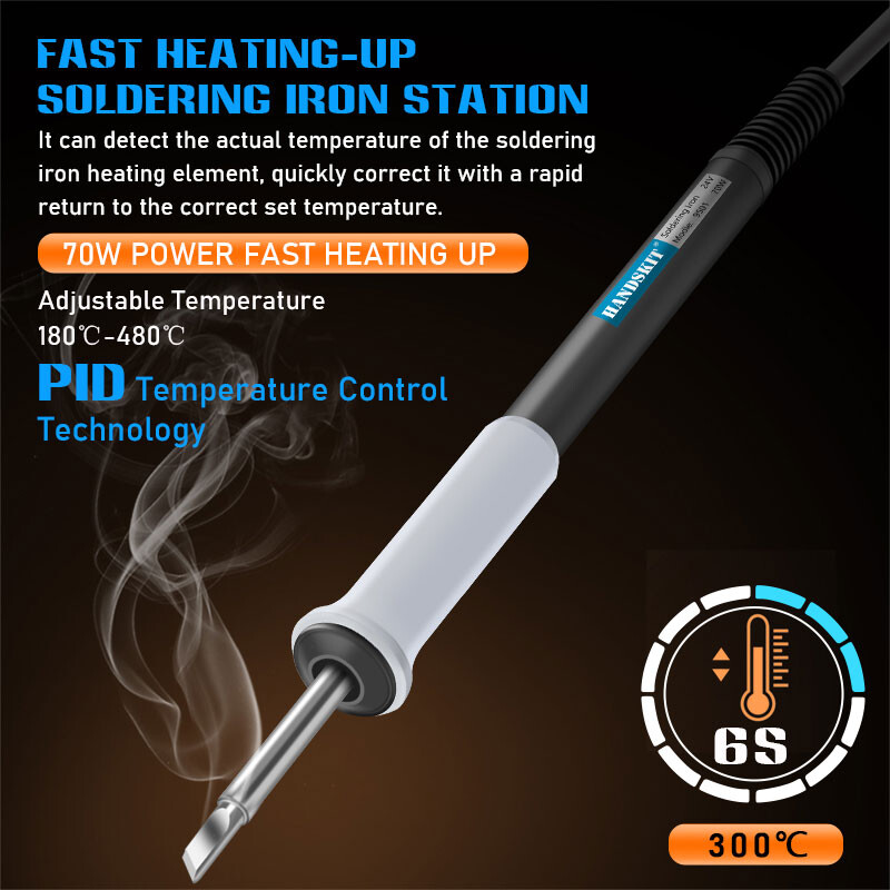 T12 jootejaam LCD digitaalne temperatuuri reguleerimine jootekolb, kaasaskantav koduelektroonika parandustööriist, toide puudub