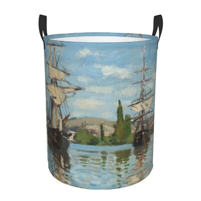 Claude Monet Lekná Kôš na bielizeň Veľký úložný kôš Záhradné obrazy Detský organizér na hračky do škôlky