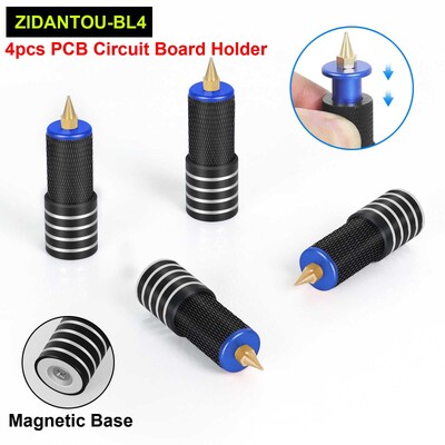 Toolour 4 PCB ramsčių grandinės plokštės laikiklis Magnetinė pagalbinė ranka su reguliuojamu diapazonu 0-10 mm litavimo pagalbinės rankos remontui