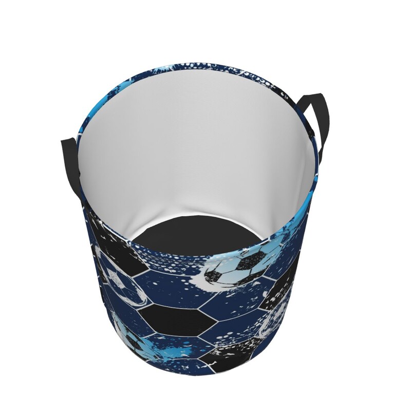 Mosodai kosár Absztrakt futball sport mintás ruha összecsukható piszkos ruhák játékok tároló vödör Háztartási tároló kosár