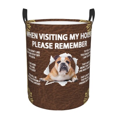 Žvilgčiojantis šuo Džeko Raselio terjeras Skalbinių kliūtis Didelis sandėliavimo krepšelis Naminiai gyvūnai Vaikai Darželio Žaislų Organizatorius