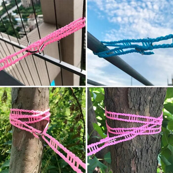 2 Roll Portable Clotheslines 3/5/M Αντιανεμικά Nylon Clothes Line Rope Fence-type Clothesline Drying Quilt Rope Rope Clothesline Outdoor