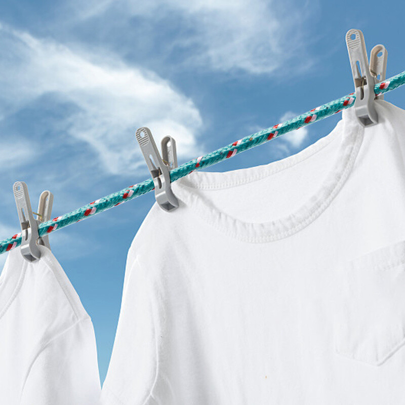 10 m Nylon kötél Többfunkciós ruhavonalak vállfák Mosózsinór Ruhakötél kerti kemping szabadtéri hinta utazási kellékek