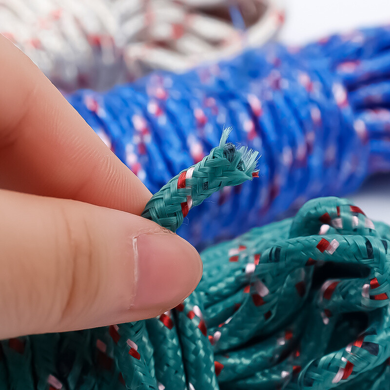 10 m Nylon kötél Többfunkciós ruhavonalak vállfák Mosózsinór Ruhakötél kerti kemping szabadtéri hinta utazási kellékek