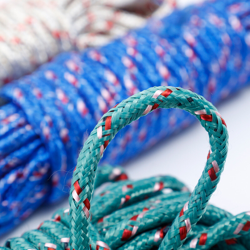 10 m Nylon kötél Többfunkciós ruhavonalak vállfák Mosózsinór Ruhakötél kerti kemping szabadtéri hinta utazási kellékek